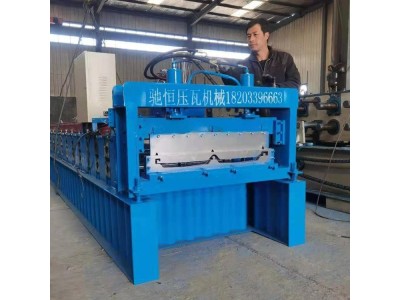 彩钢板冷弯成型设备 角驰压瓦机 760角驰机 驰恒图1