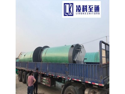 玻璃钢预制泵站 雨水一体化预制泵站设备 一体化泵站图1