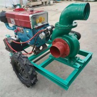 移动式自吸排污设备 拖车式柴油抽水机 高扬程汽油自吸水泵