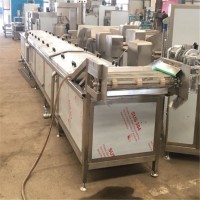 竹笋漂烫线 鲜笋片预煮冷却线 西兰花蒸煮漂烫设备果蔬加工