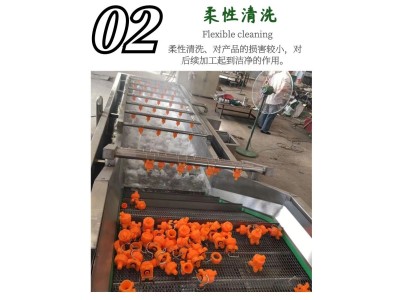 冻肉盘清洗机 牛肉解冻流水线 全自动蒙古牛肉干加工设备图1