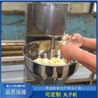 包馅丸子机 火锅鱼丸机 小型鸡脯丸子机器 猪肉丸子加工设备