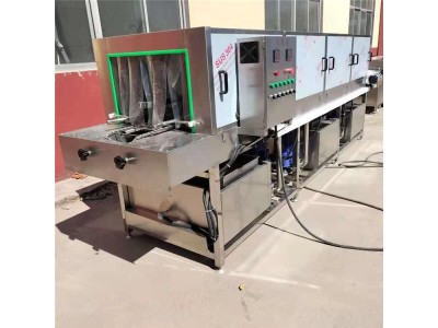 景翔牌洗筐机 食品盘清洗设备 料筐清洗机 高压洗箱机器图1