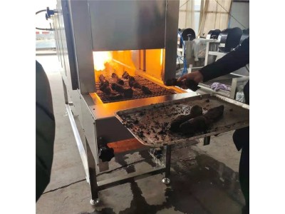 景翔牌SM-2000型小型燎毛机 猪头烧毛机器 猪蹄燎毛设备图1