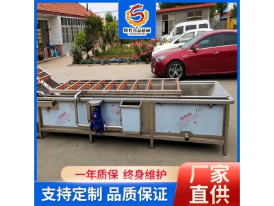 叶类蔬菜气泡清洗机 全自动专业清洗设备定制 品质保证图1