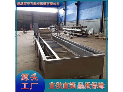 果蔬气泡清洗机 小香菜去泥清洗设备 净菜加工成套流水线图1