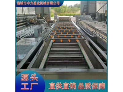 气泡翻浪清洗机 小香菜去泥清洗设备 净菜加工成套流水线图1