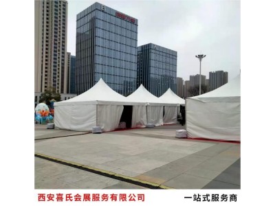 仓储篷房 帐篷搭建 各种尺寸租赁 配套桌椅 渭南活动供应图1