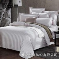 酒店套件床上用品四件套高级提花面料被单枕套 厂家批发定制