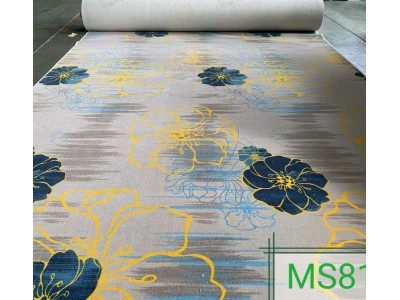 宇晨win001PU办公室展厅8mm厚丙纶方块地毯隔音降噪功图1