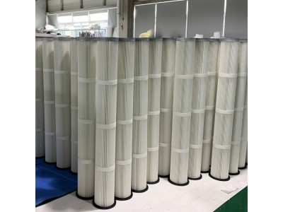 国海 聚酯覆膜长滤筒 130*2000 工业除尘器滤芯图1