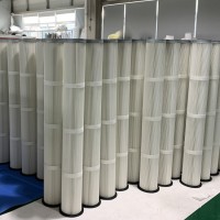 国海 聚酯覆膜长滤筒 130*2000 工业除尘器滤芯