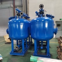 国海 PLC控制两罐浅层砂过滤器 冷却循环水过滤