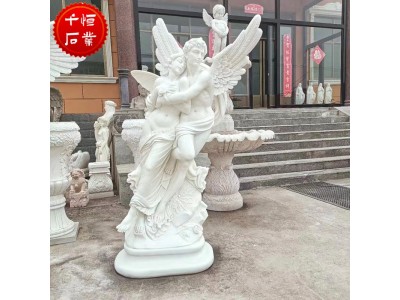 石雕欧式人物雕塑汉白玉四季女神小天使维纳斯雕像定做图2