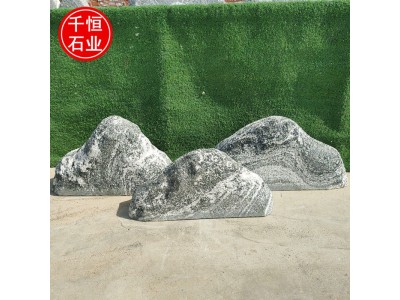 雪浪石切片组合天然泰山石片石庭院室内景观石枯山水石头摆件图2