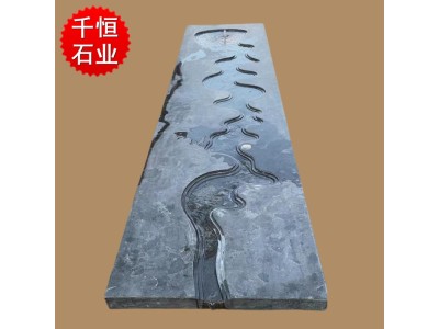 产地加工黑山石日式石材水钵 庭院异形石头流水景观摆件图4