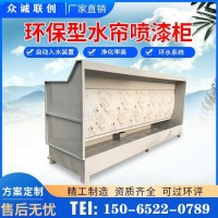 水帘式喷漆柜 ZC-SHJ型 喷漆房专用漆雾净化柜