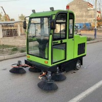 车间工厂扫路车 全自动电动洗地车 道路小型清扫车
