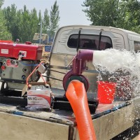 柴油机水泵 机组移动泵车 农田灌溉移动式混流泵