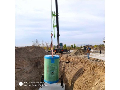 三 江环保制造 定制玻璃钢化粪池大型一体化三格式缠绕式图1