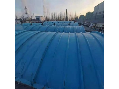 皮带输送机防雨罩 彩钢瓦防护罩 弧形防尘罩支持定制图1