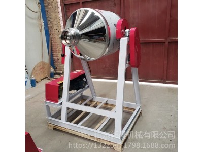 不锈钢干粉鼓式搅拌机 密封式饲料滚筒式珍珠粉混合机图1
