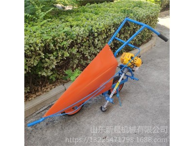 新晨汽油家用割晒机 小型单垄辣椒秸秆割倒机图1