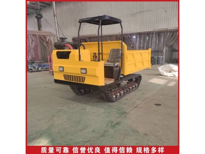 5吨水田山地大马力座驾式履带运输车 设计合理 机动灵活图1
