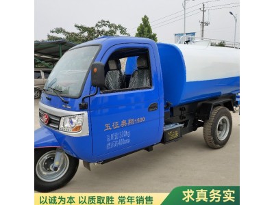 三轮洒水车 小型建筑工地降尘喷洒车 作业速度快图1