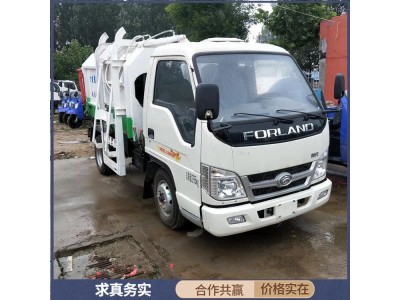 大型挂桶垃圾车 自卸式垃圾清运车 车身密封性好图1