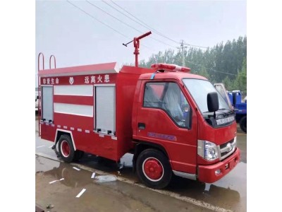 大型多功能高压水罐消防车 加厚轮胎承载力大图1
