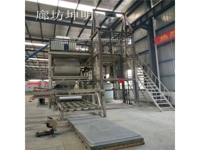 坤明机械供应 全自动秸秆玻镁板生产线设备 保质保量 运行顺畅图1