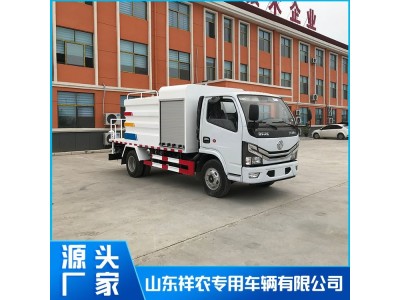 东风多利卡5立方抑尘车多功能降尘洒水车道路除尘车图1