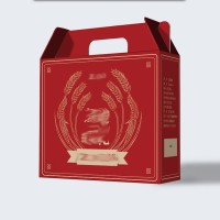 养生精油礼盒 椰子鸡手提礼品盒 定制印刷logo
