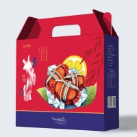 红枣干果手提礼品盒 春节通用包装盒 定制印logo