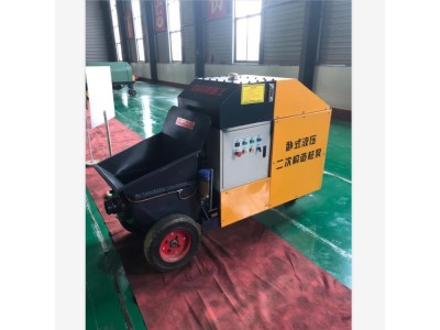 熔焱小型二次构造柱输送泵上料机图1