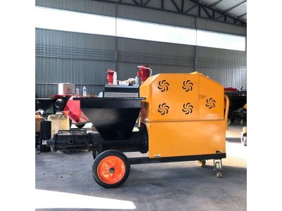 熔焱小型砂浆灌浆机 真石漆涂料喷涂机设备图1