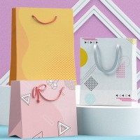 牛皮纸包装袋 护肤品礼品袋 奶茶外卖打包袋 咣膜工艺