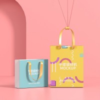 定制简约外卖包装袋 商业礼品袋 新款牛皮纸袋 专色印刷