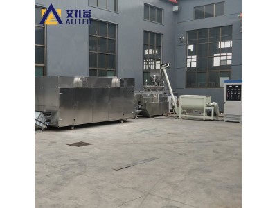 专业提供膨化熟化设备 食品级早餐粉宠物粮谷物饲料生产线膨化机图1