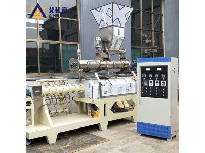 艾礼富 鱼饲料生产线小型鱼虾料膨化机 宠物饲料加工设备图1