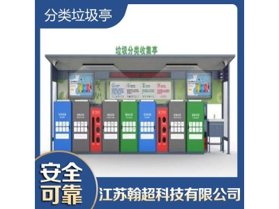 翰超科技 定制不同规格社区学校垃圾分类亭分类房hw-02图1
