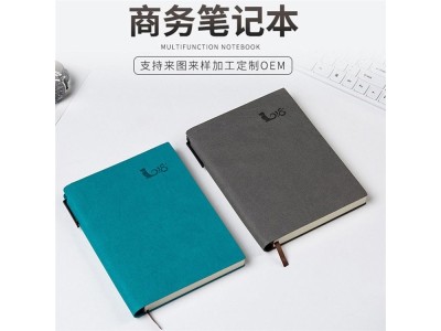 工作笔记本手册文具用品 商务笔记本 仿皮广告记事本定制图1