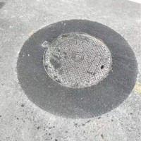 窑井盖切圆机 高速行走路面窨井盖圆周切割机
