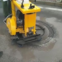 水冷柴油路面井盖切圆机 7.5kw路面井盖切割机