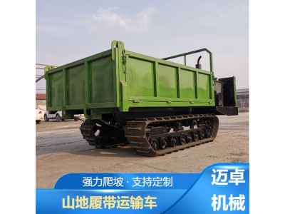 新款履带运输车 2-10T全地形履带车 河道多用自卸车图1