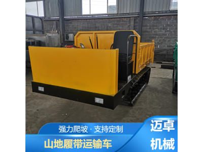 6吨座驾履带运输车 沼泽湿地崎岖山路 爬坡王农用车图1