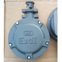 M8特殊测温用双出线口接线盒 安装孔距120*120mm
