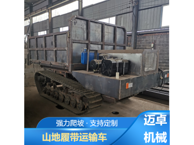全地形橡胶履带运输车 水田果园山地自卸搬运车图1