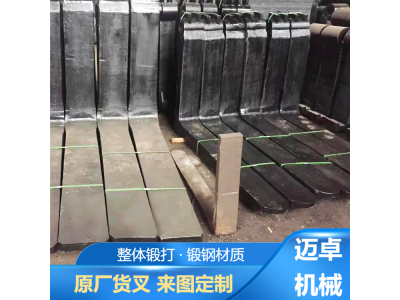 10吨锻打货叉 叉车叉脚热处理叉壁叉子 加长型叉子图1